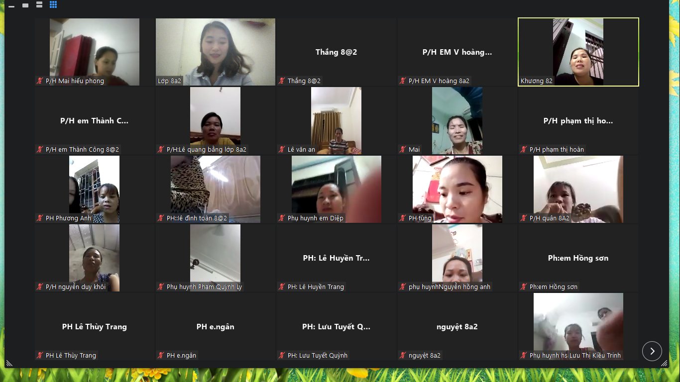 GVCN và PHHS lớp 8A2